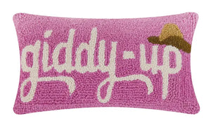 Giddy - Up Hooked Pillow