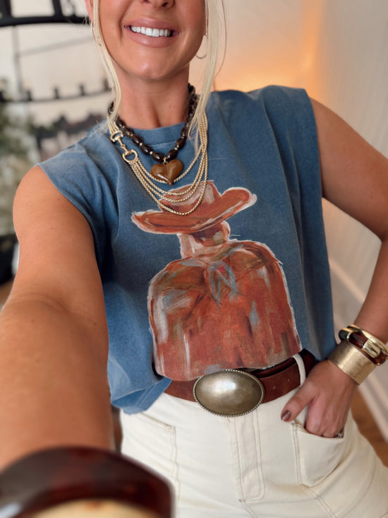 Painted Cowboy Tank