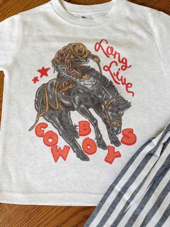Kids Long Live Cowboy Tee