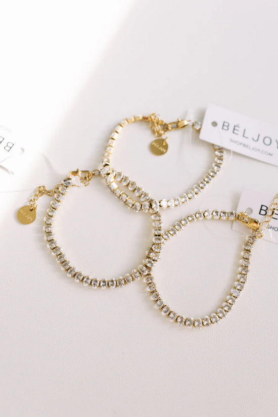 Basia Oval Tennis Bracelet