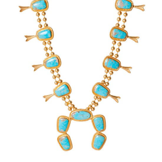 Sahara Squash Blossom Necklace