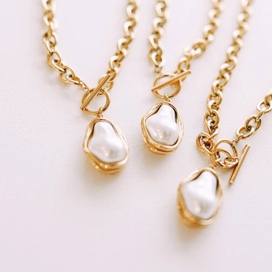 Cora Baroque Pearl Necklace