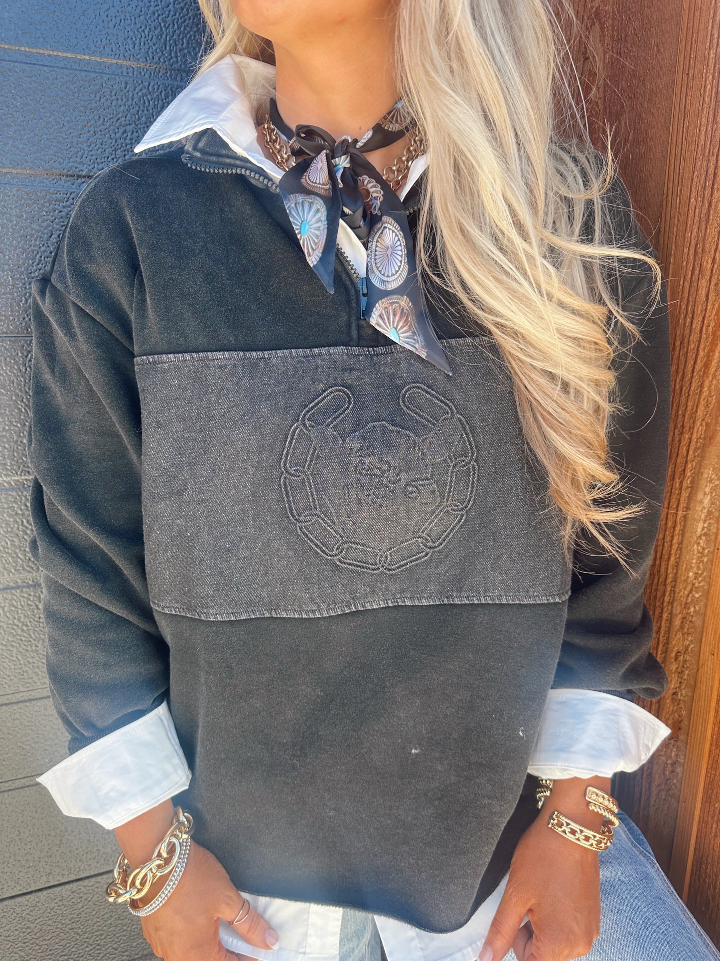 DOUBLE TAKE *MIDNIGHT PULLOVER