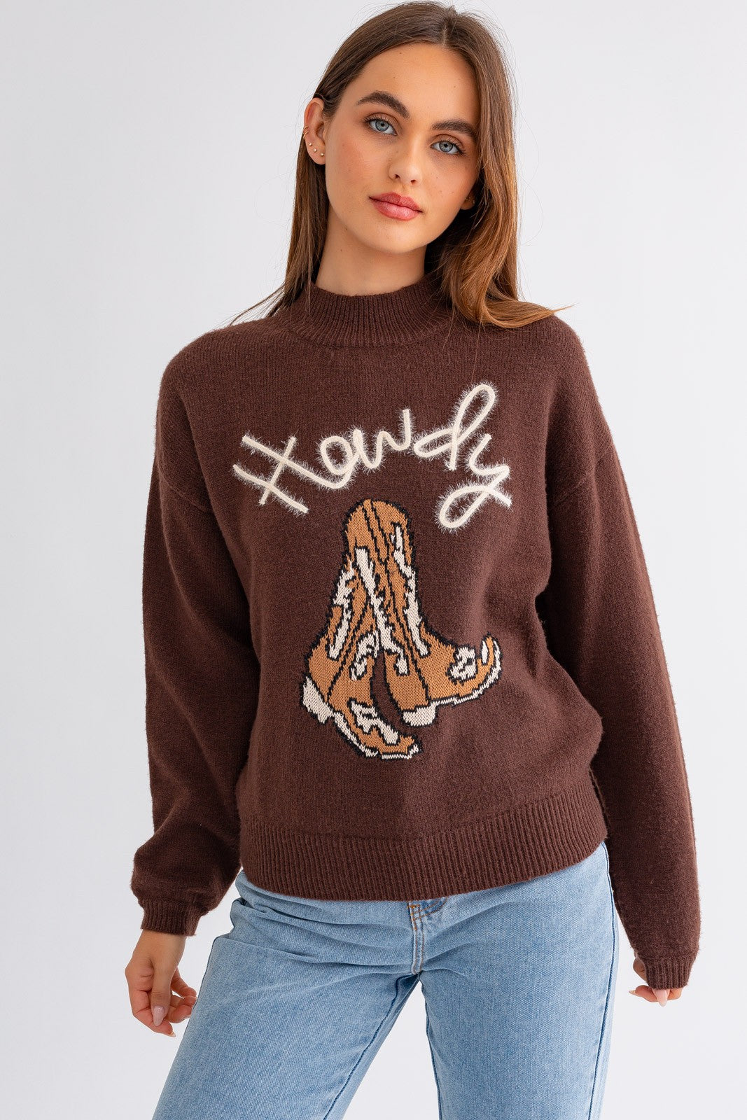 Howdy Boots Sweater