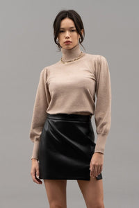 The Lily Top in Taupe