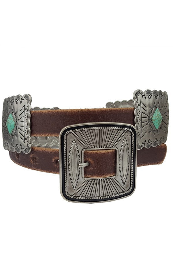 Kickin it Up Belt in Brown