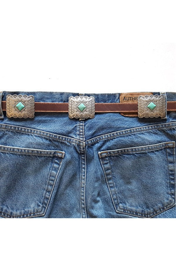 Kickin it Up Belt in Brown