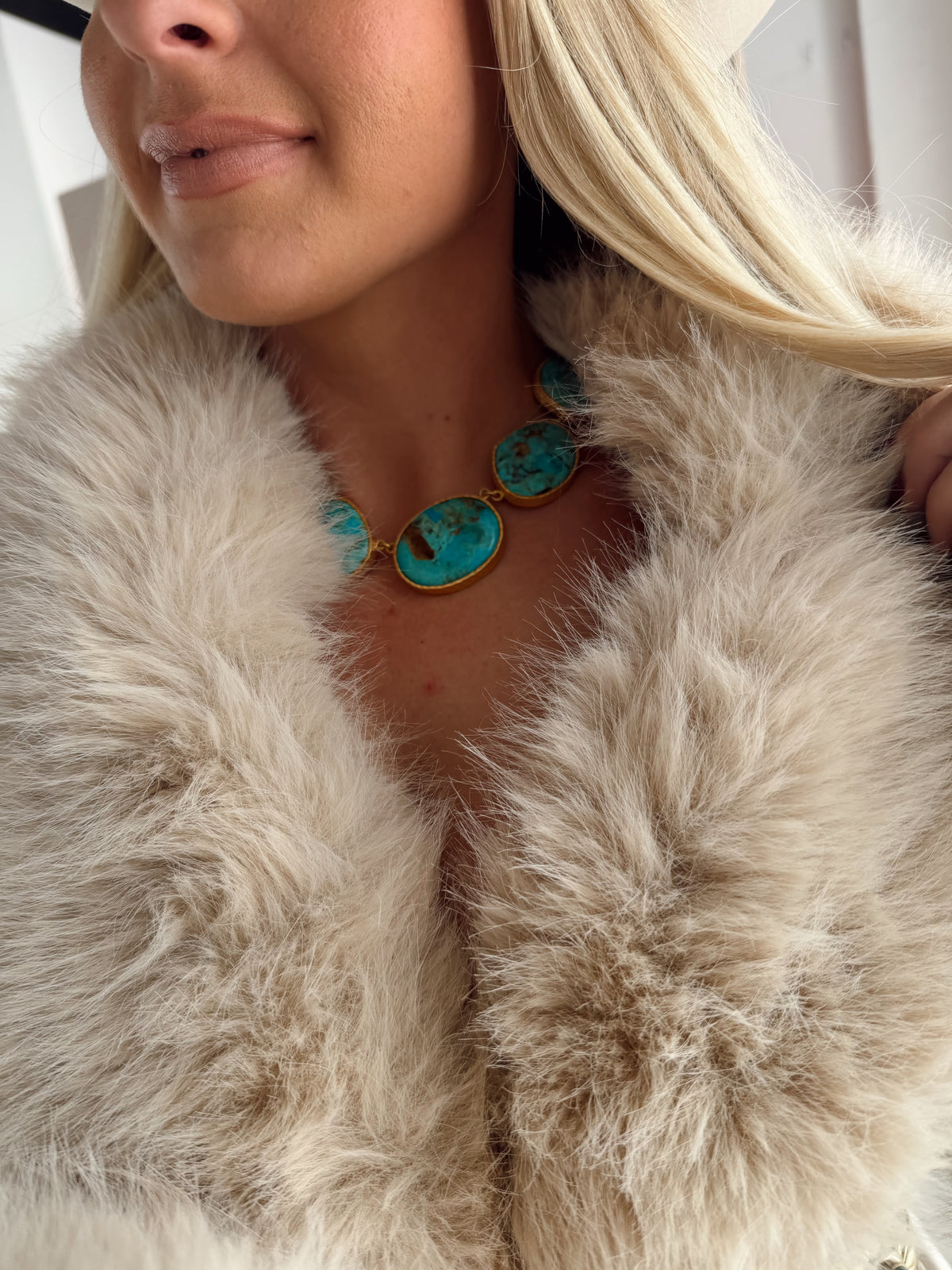 Silverton Statement Turquoise Necklace