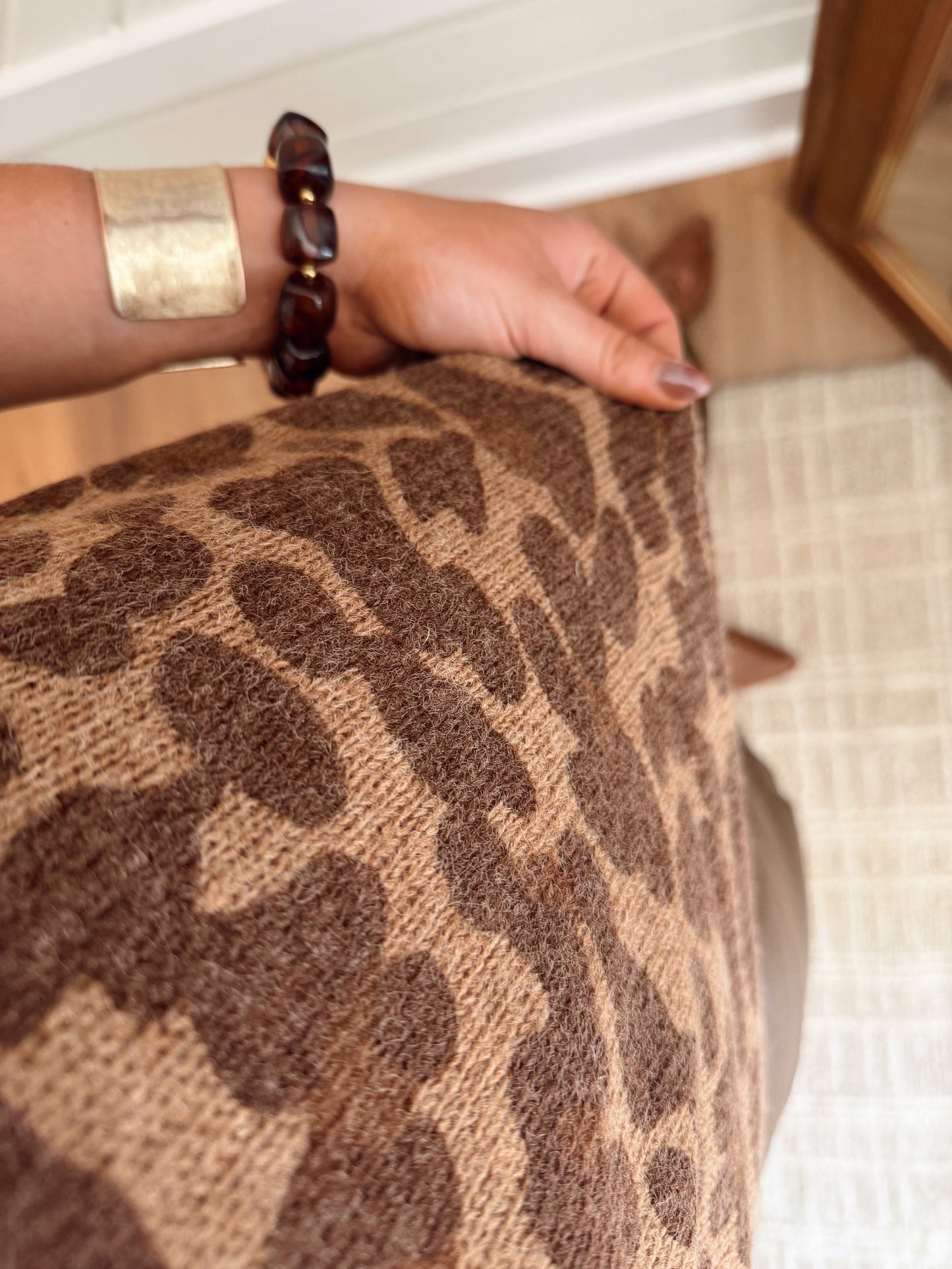 Landon Leopard Top