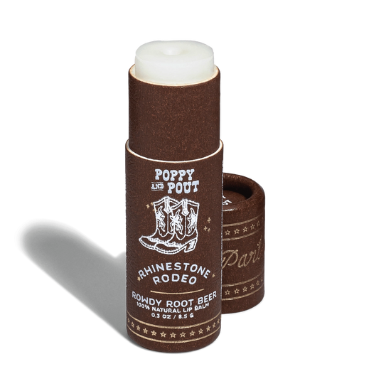 Rhinestone Rodeo, Rowdy Rootbeer Lip Balm