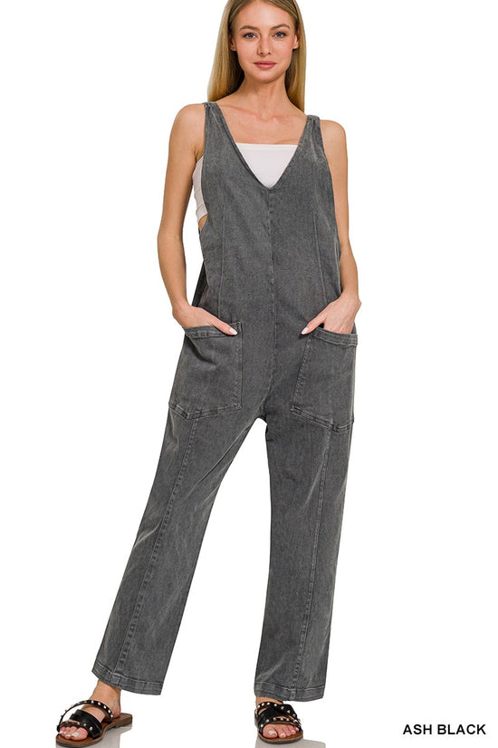 The Julianne Jumpsuit *Ash Black