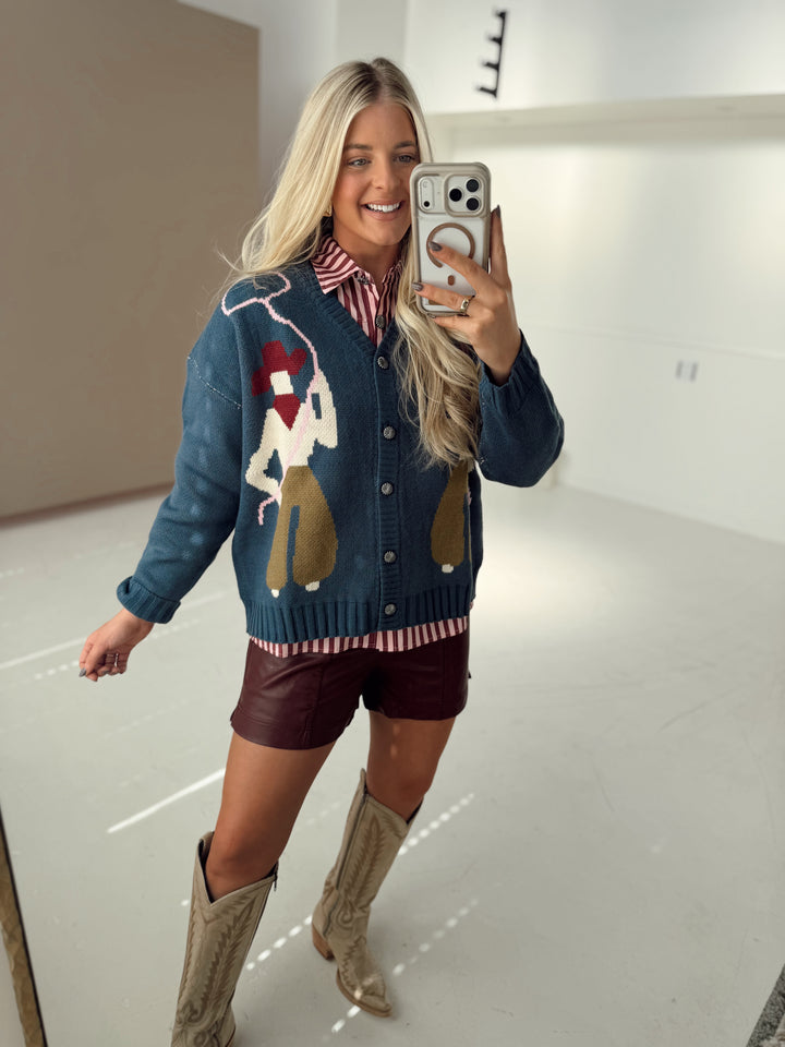 Lasso Legend Cardigan *denim