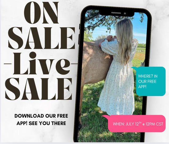 JULY 11TH LIVE SALE