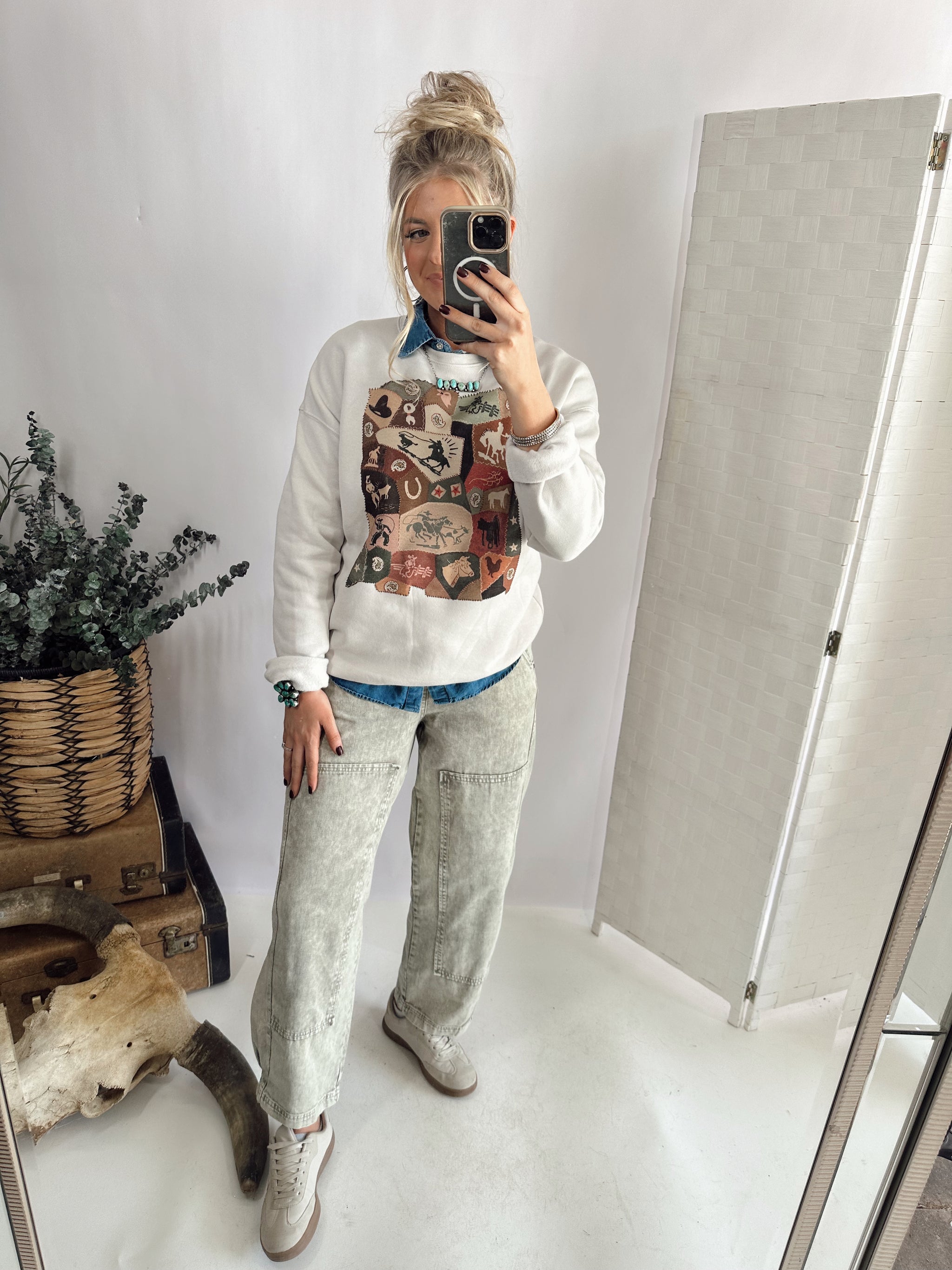 Antique Quilt Sweatshirt