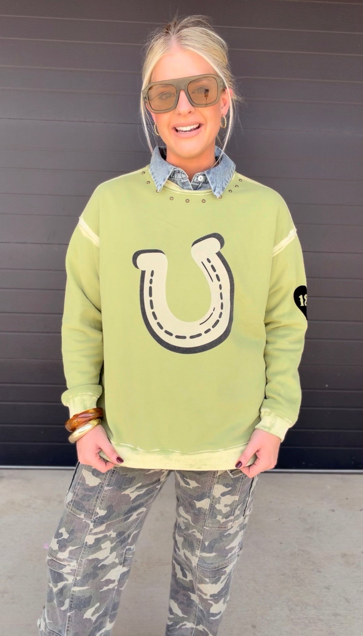 Verde Horseshoe Sweatshirt