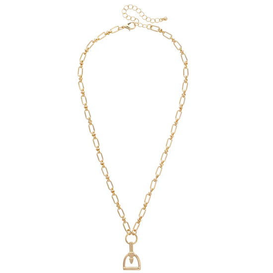 Buttercup Stirrup Necklace *Gold