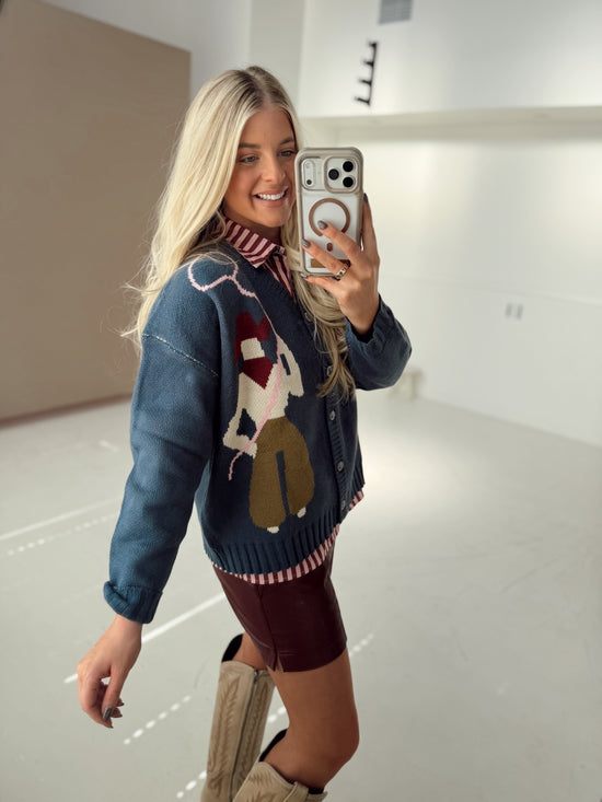 Lasso Legend Cardigan *denim