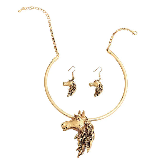 Mustang Necklace Set