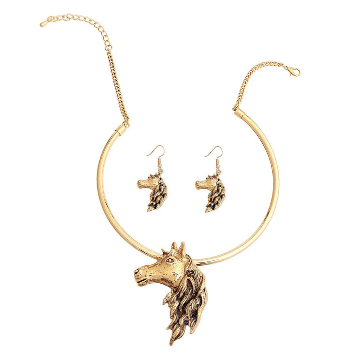 Mustang Necklace Set