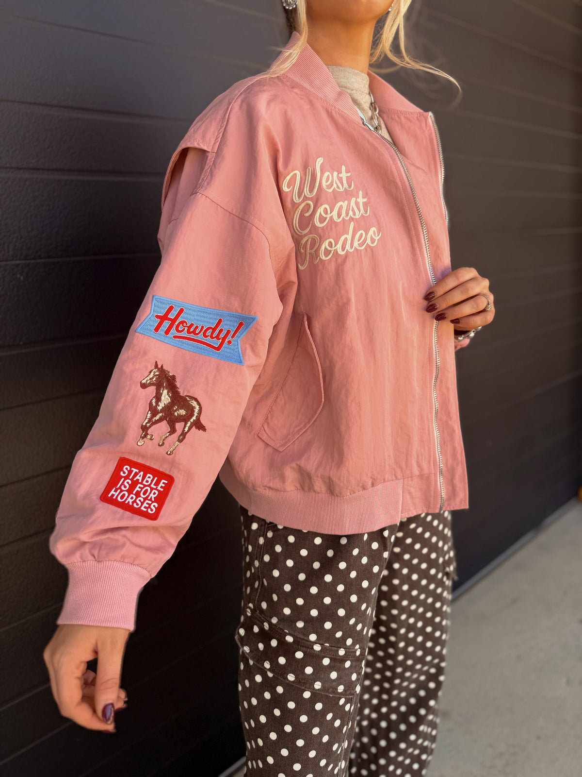 Bailee Bomber *Pink