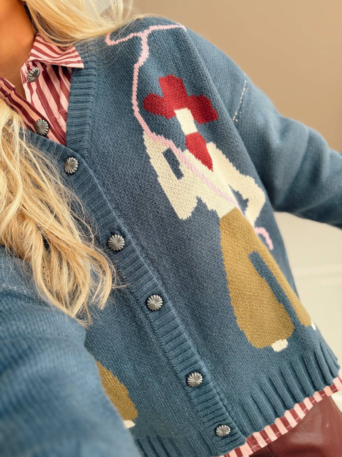 Lasso Legend Cardigan *denim