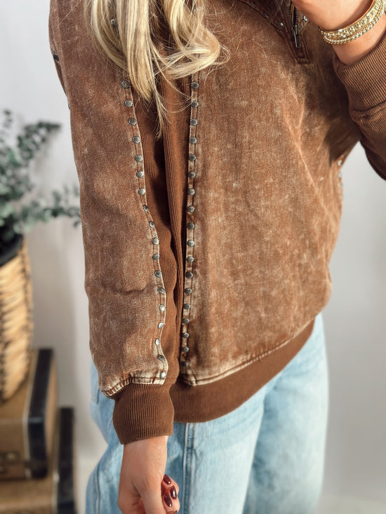 SILVER CREEK ZIP Top *CHOC