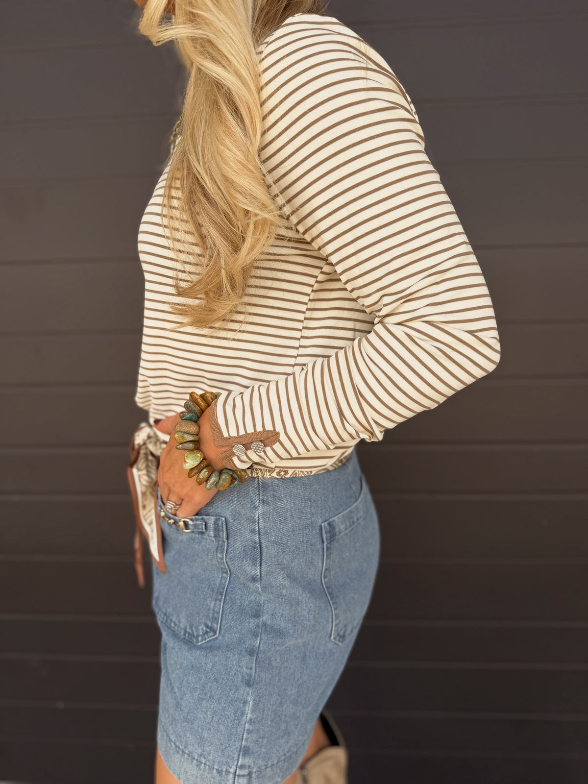 Scottie Rae Top *Ivory\Mocha