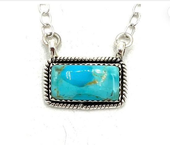 Maria Kingman Turquoise Necklace Hada Collection