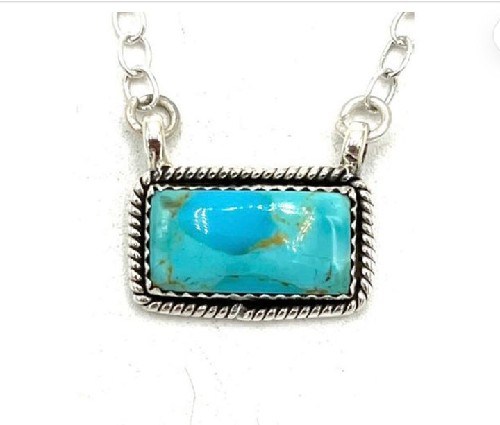 Maria Kingman Turquoise Necklace Hada Collection