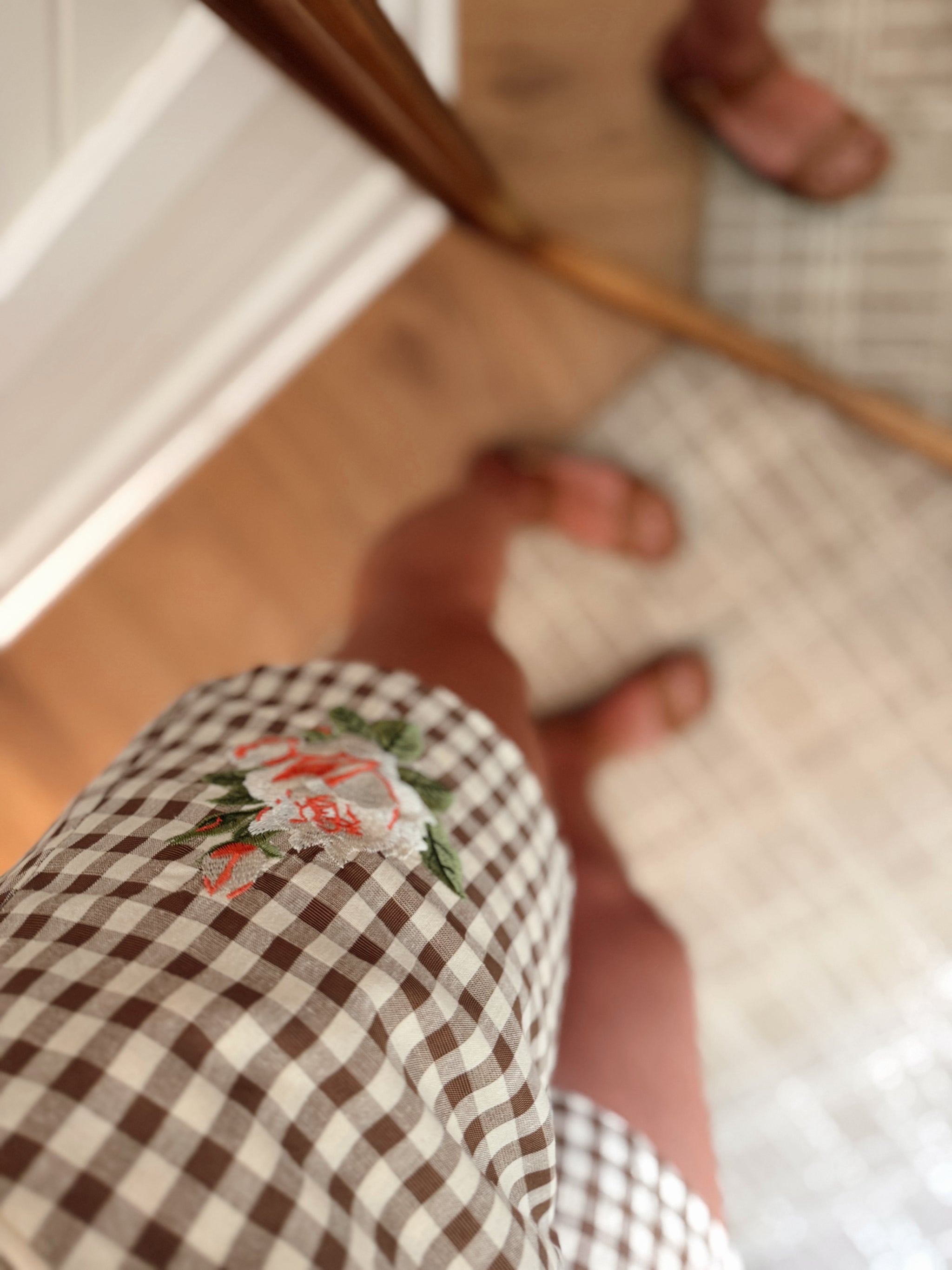 Gingham Rodeo Shorts
