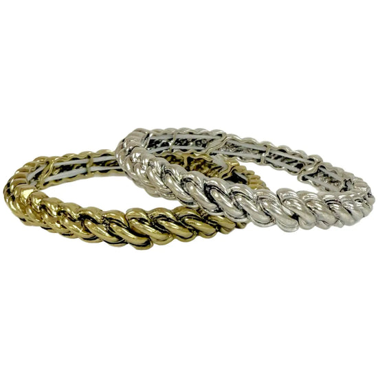 Tallie Twisted Gold Bracelet Small