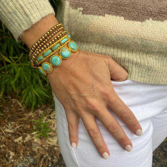 Western Blues Turquoise Cuff