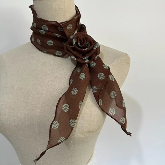 Sassy Slim Scarf *Brown
