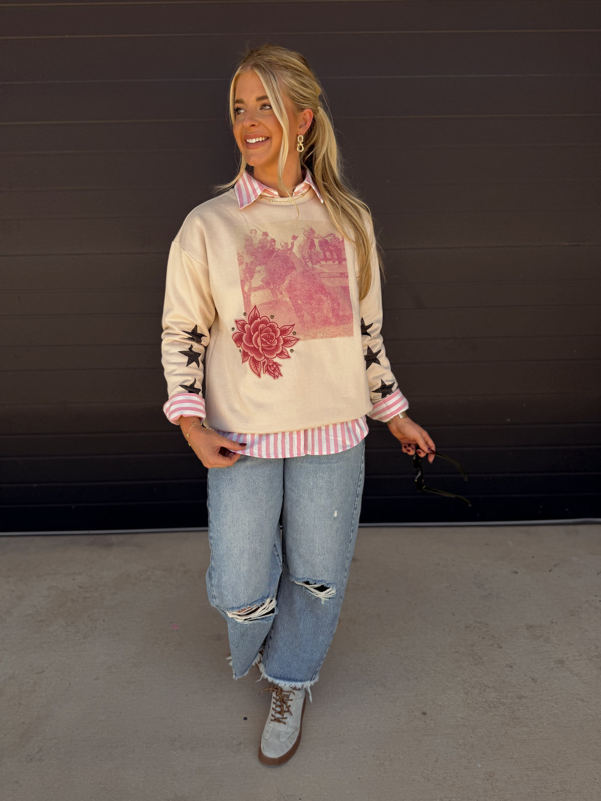 Stanford Rose Sweatshirt