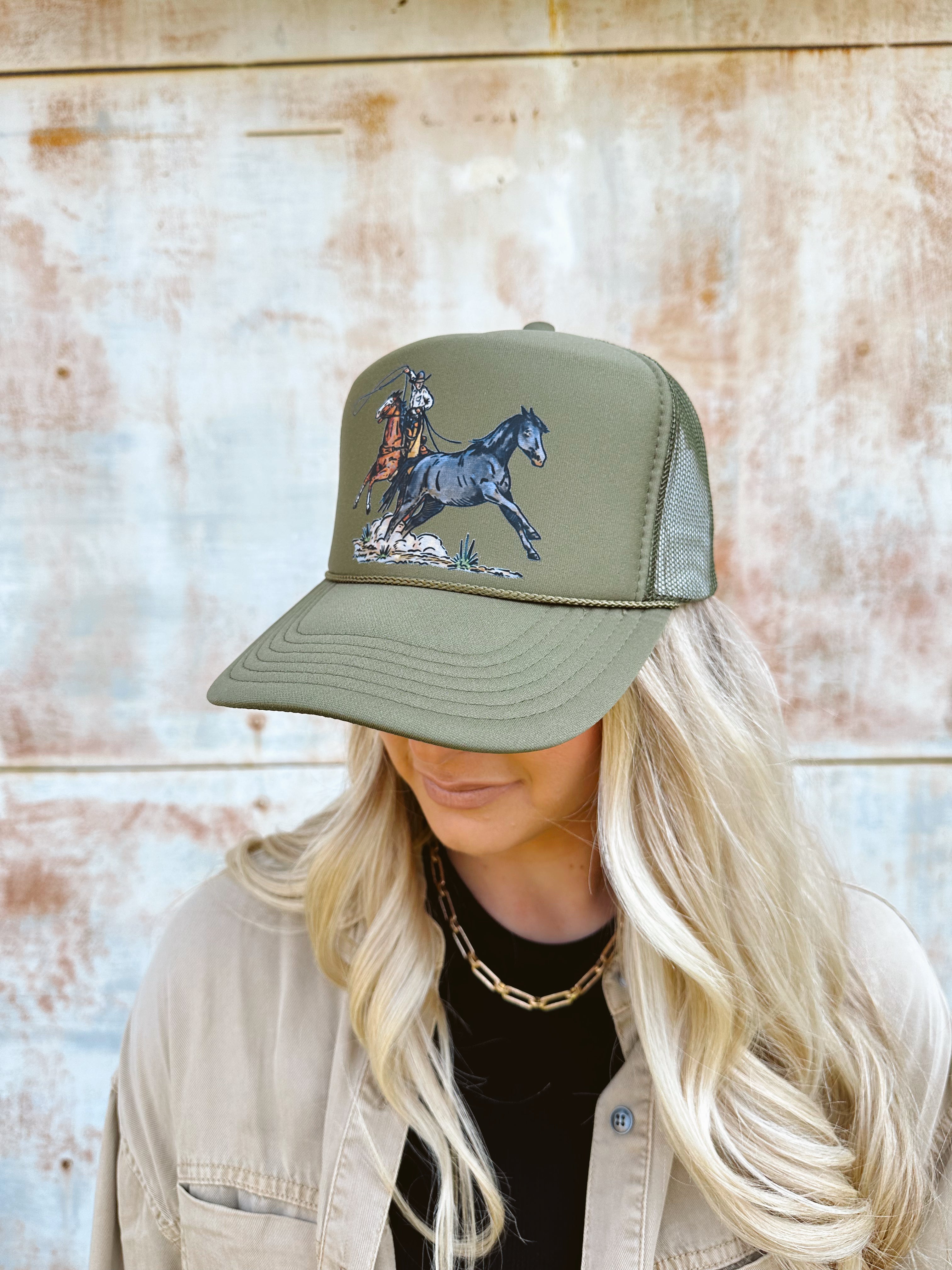 Wild Mustang Trucker Hat