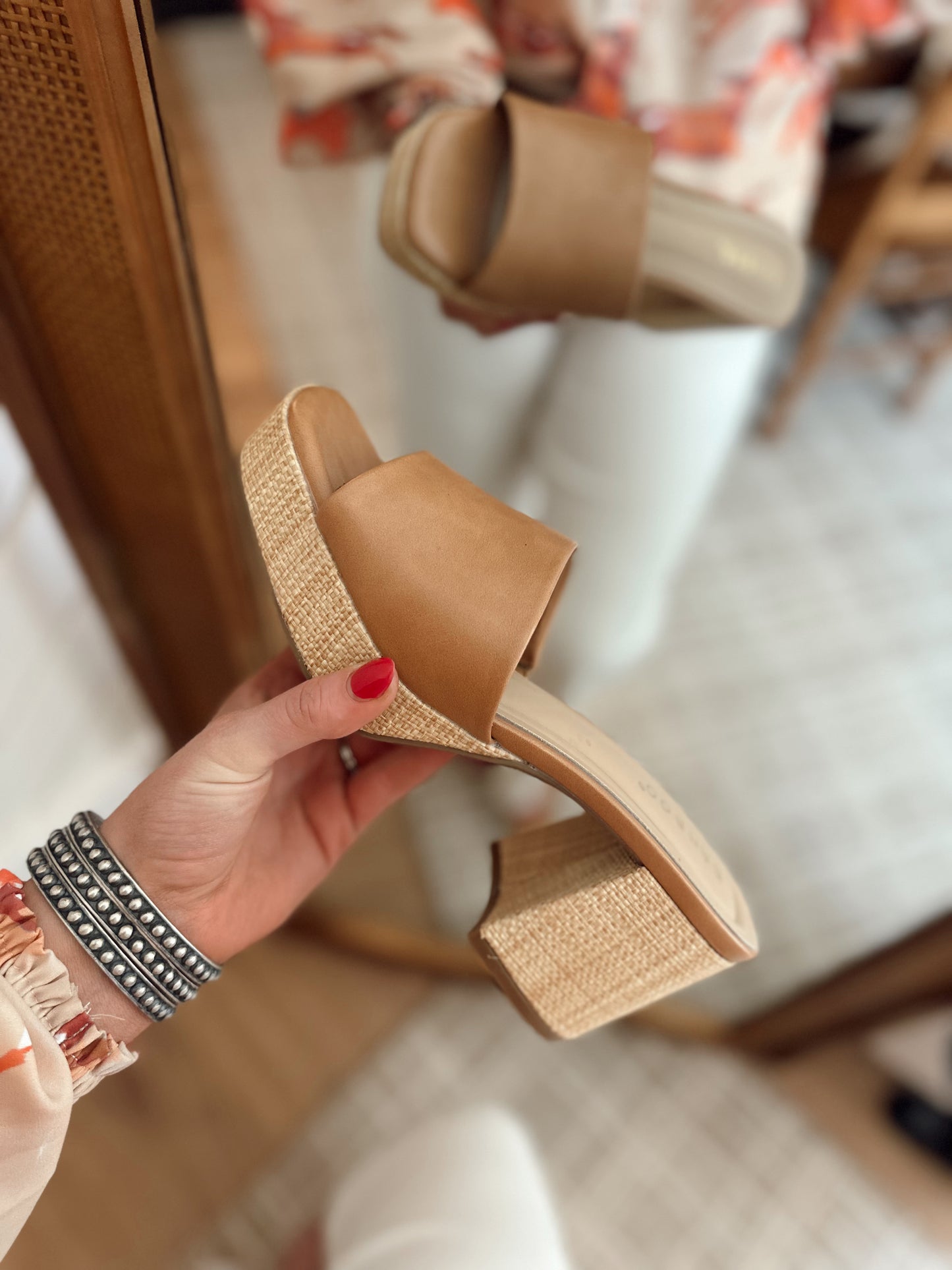 Benny Block Heel Mules