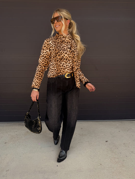 Louie Leopard Top