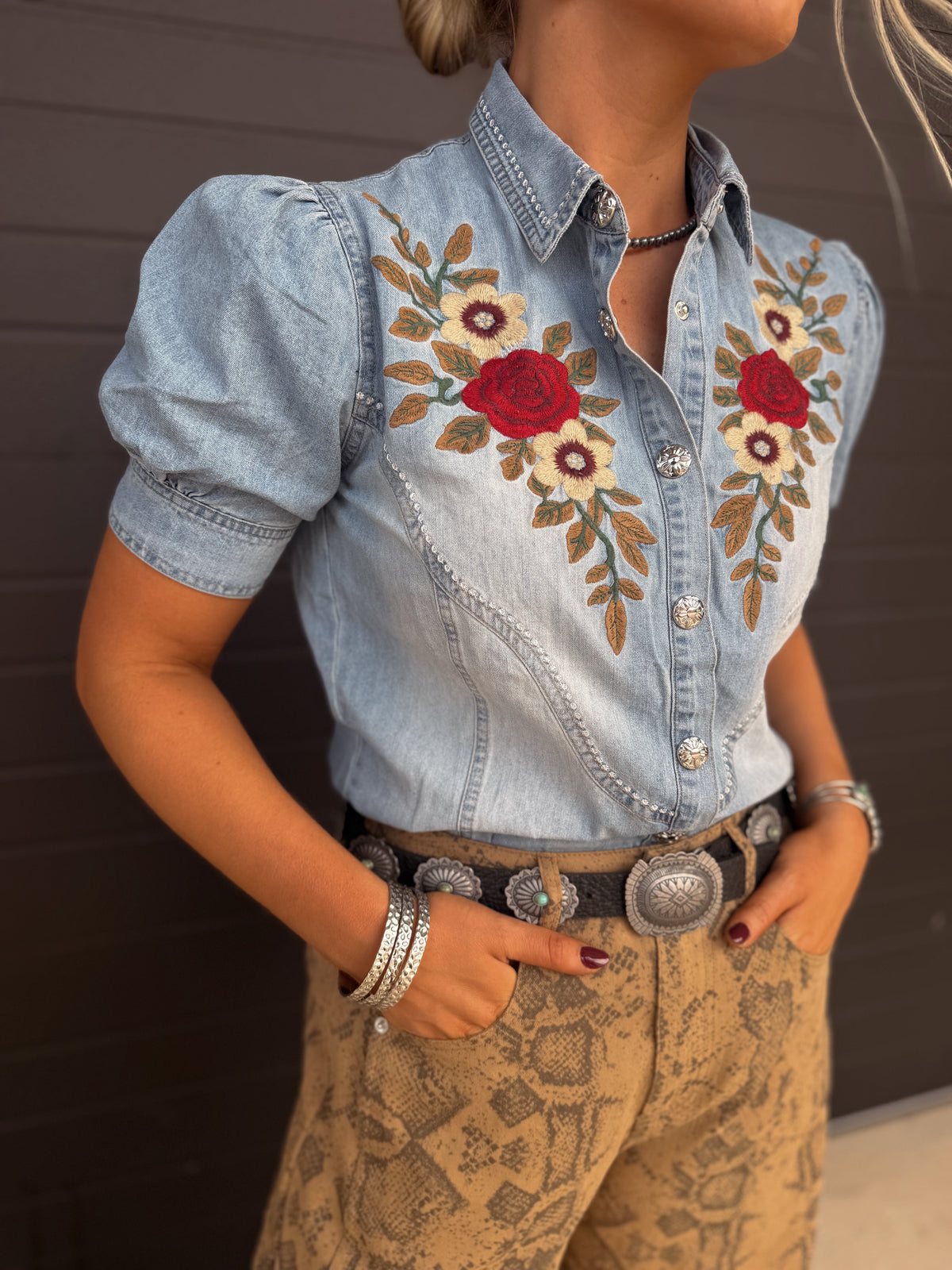 Sutton Top *Denim