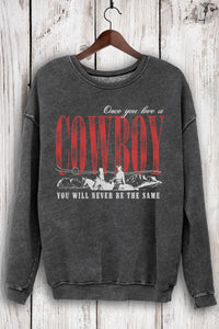 Loving a Cowboy Sweatshirt