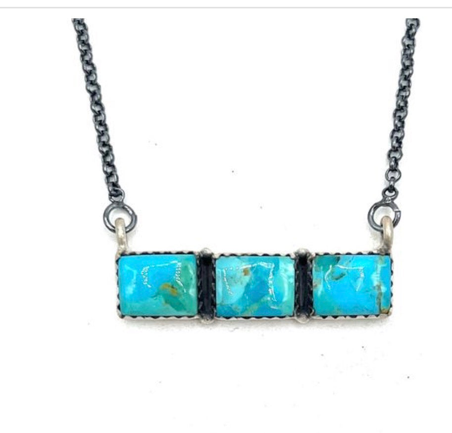 Quinn Kingman Turquoise Necklace Hada Collection