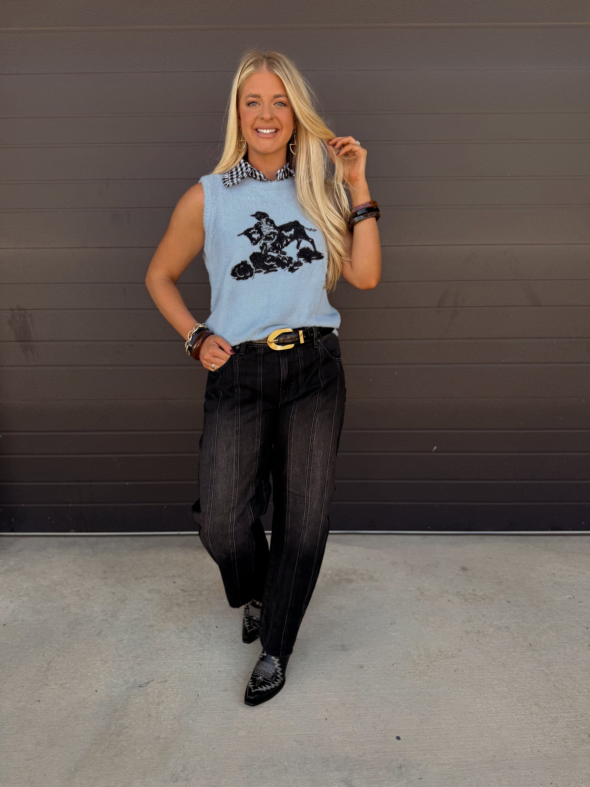 Fuzz Ranch Sweater Vest *Wrangler
