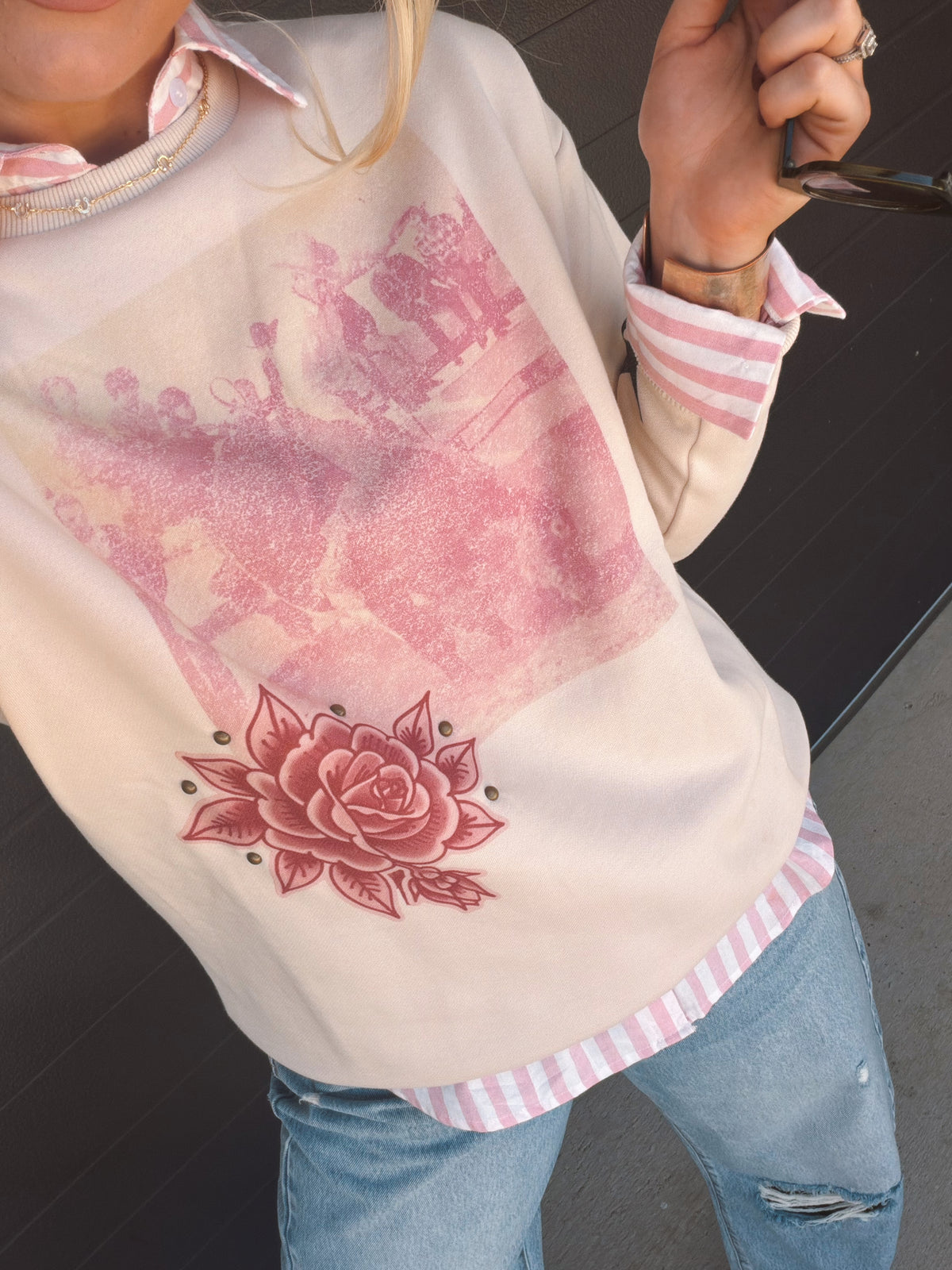 Stanford Rose Sweatshirt