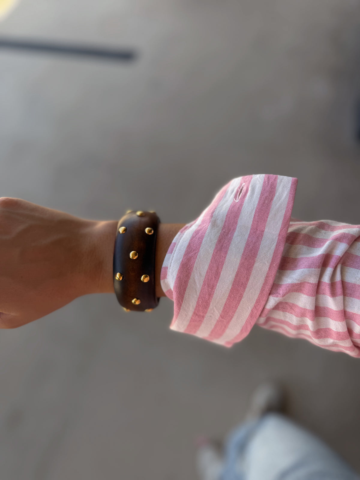 Brown Wood Bracelet