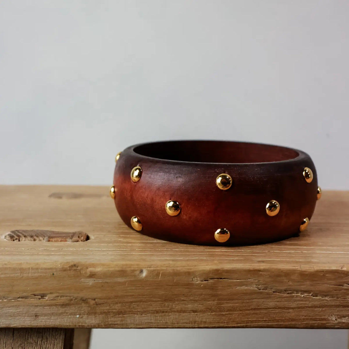 Brown Wood Bracelet