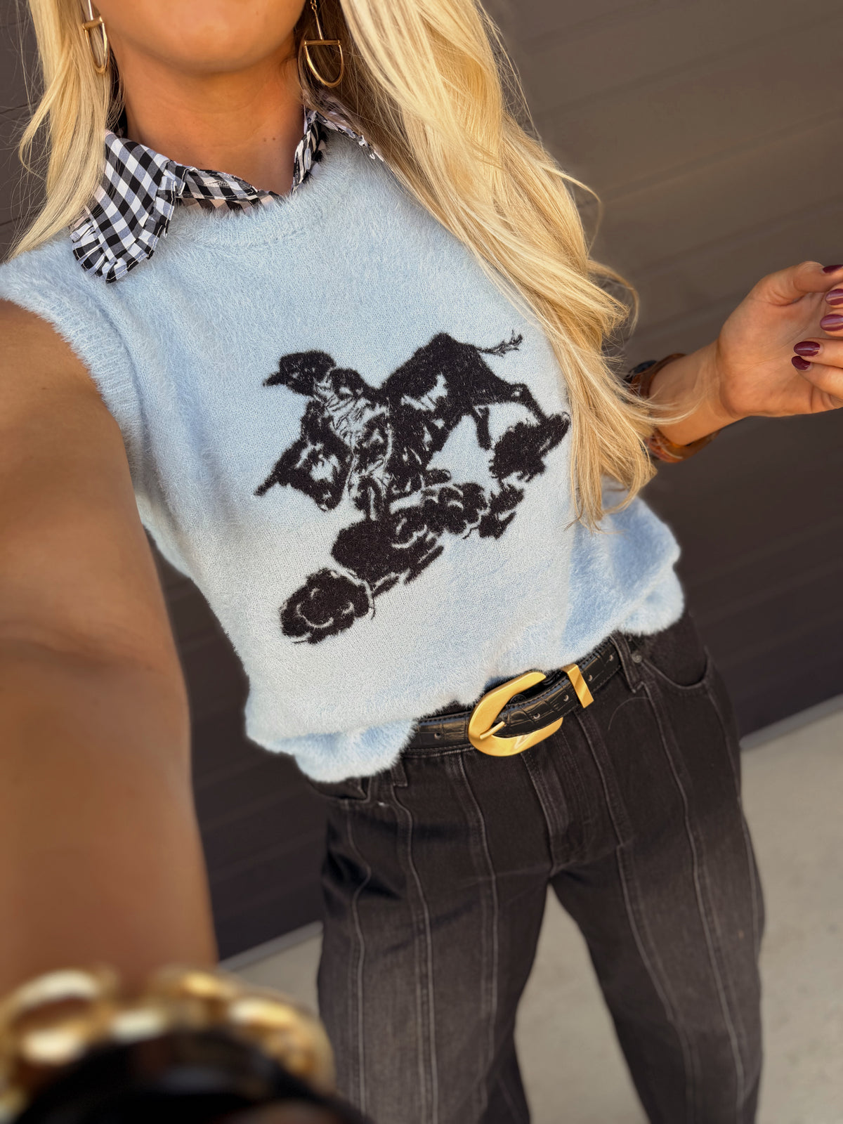 Fuzz Ranch Sweater Vest *Wrangler