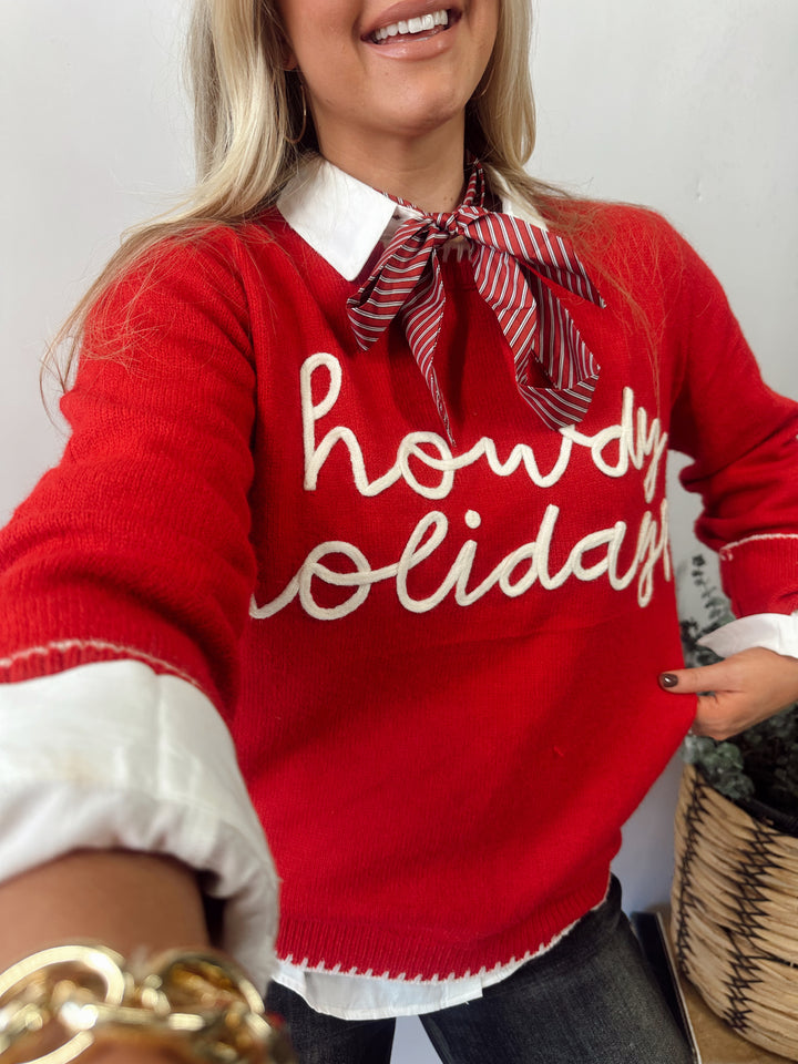 Howdy Holiday Sweater