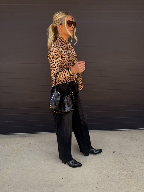 Louie Leopard Top