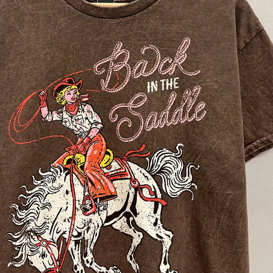Back in The Saddle Graphic