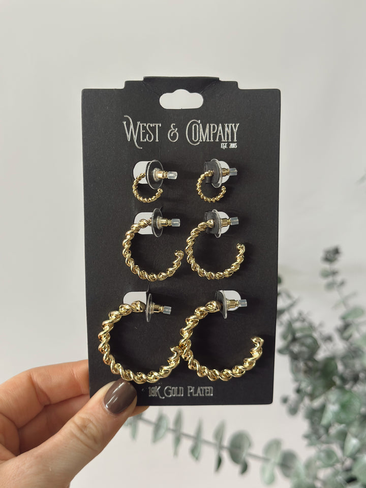 Reign Earrings | 18k Gold Plated