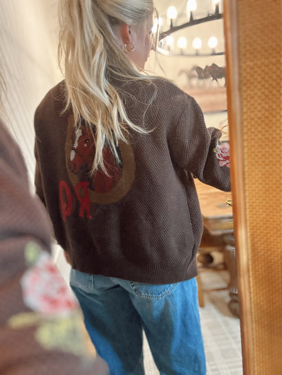 Nana's Rose Garden Sweater